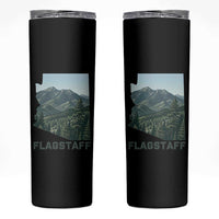 San Francisco Peaks Flagstaff Arizona Skinny Tumbler Vintage Mountain Landscape Gift