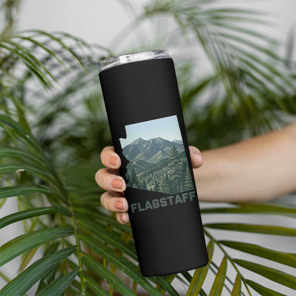 San Francisco Peaks Flagstaff Arizona Skinny Tumbler Vintage Mountain Landscape Gift