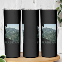 San Francisco Peaks Flagstaff Arizona Skinny Tumbler Vintage Mountain Landscape Gift