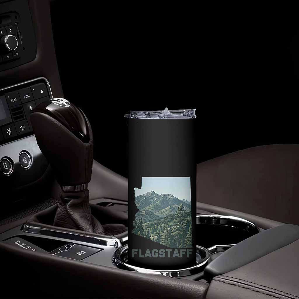 San Francisco Peaks Flagstaff Arizona Skinny Tumbler Vintage Mountain Landscape Gift