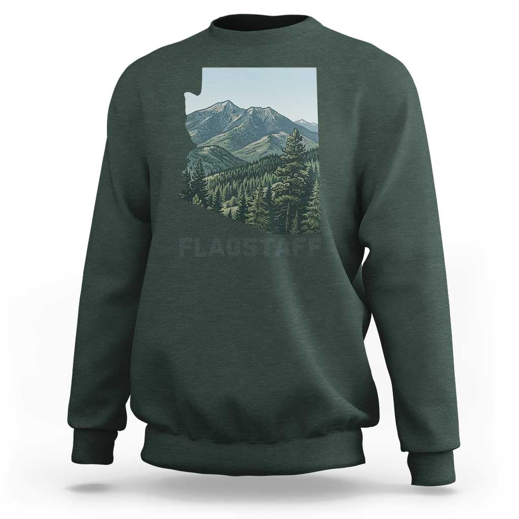 San Francisco Peaks Flagstaff Arizona Sweatshirt Vintage Mountain Landscape Gift