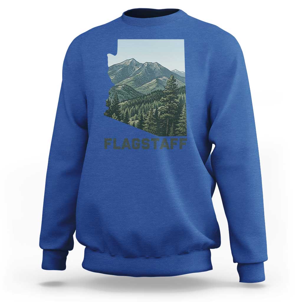 San Francisco Peaks Flagstaff Arizona Sweatshirt Vintage Mountain Landscape Gift