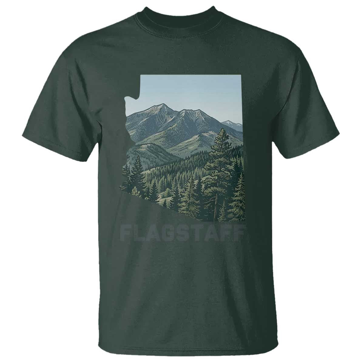 San Francisco Peaks Flagstaff Arizona T Shirt Vintage Mountain Landscape Gift