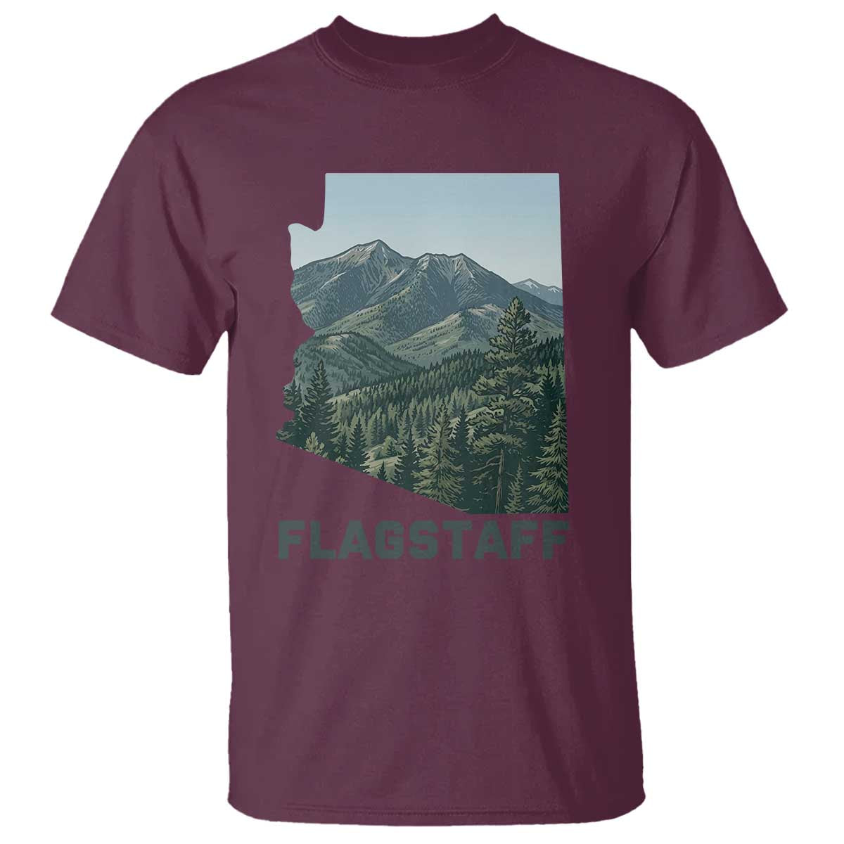 San Francisco Peaks Flagstaff Arizona T Shirt Vintage Mountain Landscape Gift