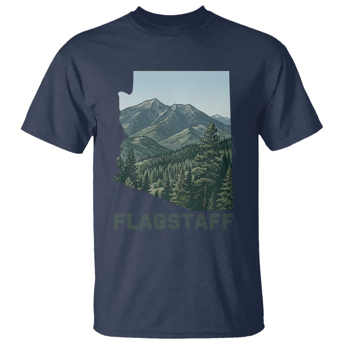 San Francisco Peaks Flagstaff Arizona T Shirt Vintage Mountain Landscape Gift
