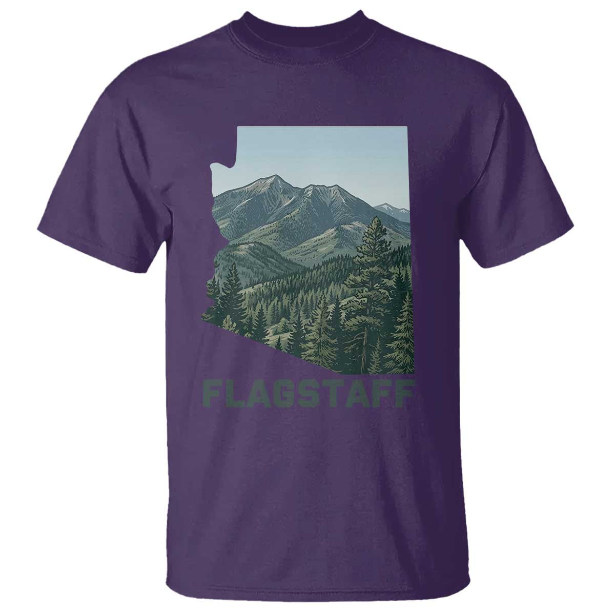 San Francisco Peaks Flagstaff Arizona T Shirt Vintage Mountain Landscape Gift