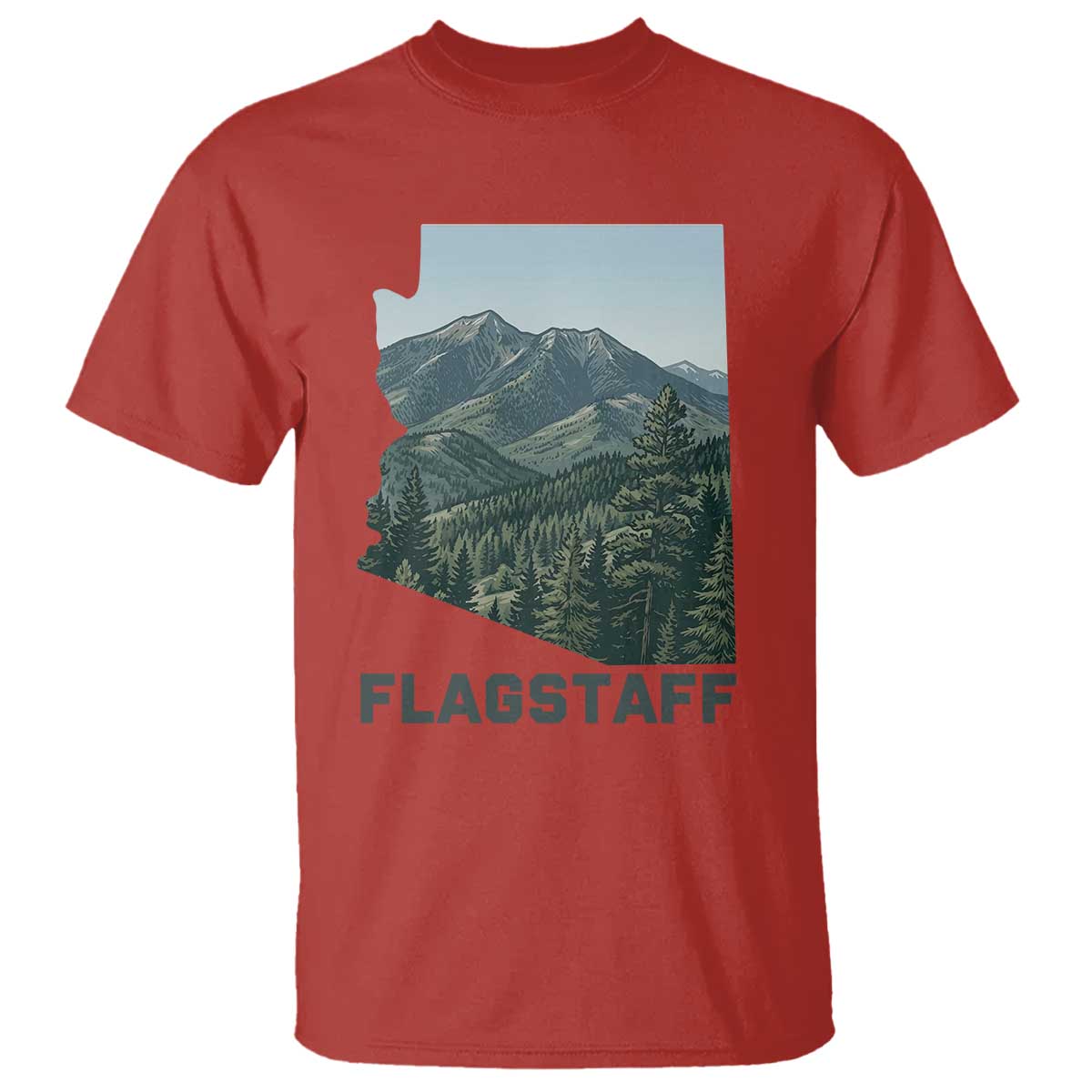 San Francisco Peaks Flagstaff Arizona T Shirt Vintage Mountain Landscape Gift