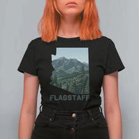 San Francisco Peaks Flagstaff Arizona T Shirt For Women Vintage Mountain Landscape Gift