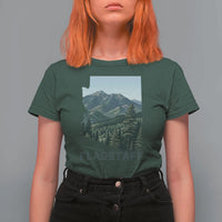 San Francisco Peaks Flagstaff Arizona T Shirt For Women Vintage Mountain Landscape Gift