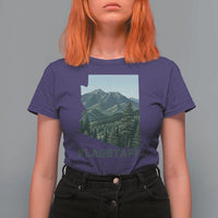 San Francisco Peaks Flagstaff Arizona T Shirt For Women Vintage Mountain Landscape Gift