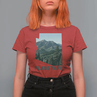 San Francisco Peaks Flagstaff Arizona T Shirt For Women Vintage Mountain Landscape Gift