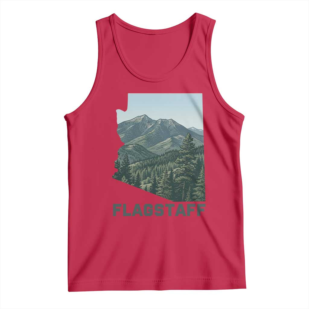San Francisco Peaks Flagstaff Arizona Tank Top Vintage Mountain Landscape Gift