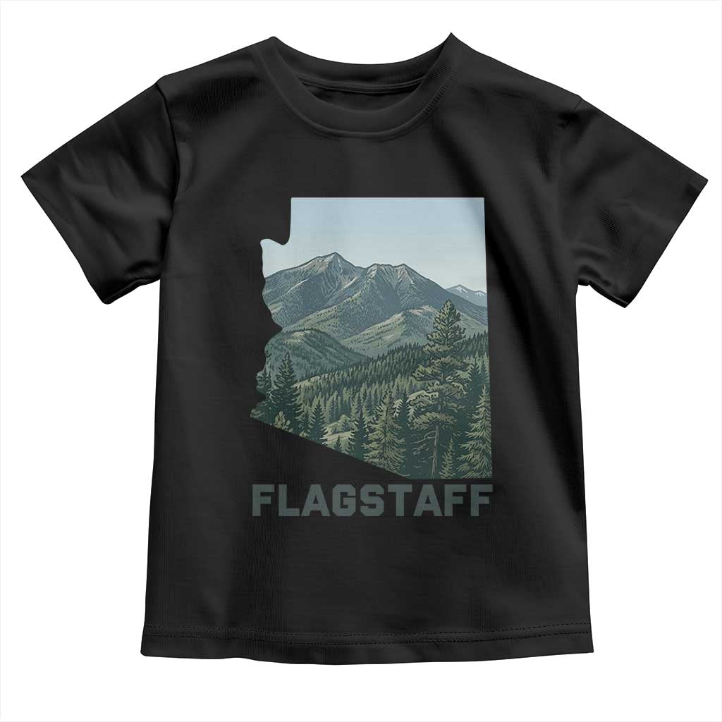San Francisco Peaks Flagstaff Arizona Toddler T Shirt Vintage Mountain Landscape Gift