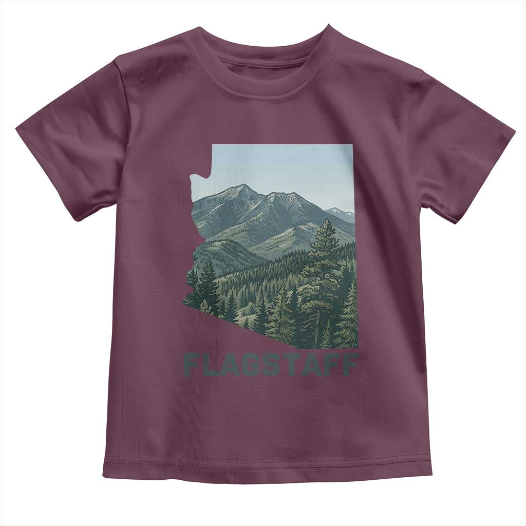 San Francisco Peaks Flagstaff Arizona Toddler T Shirt Vintage Mountain Landscape Gift