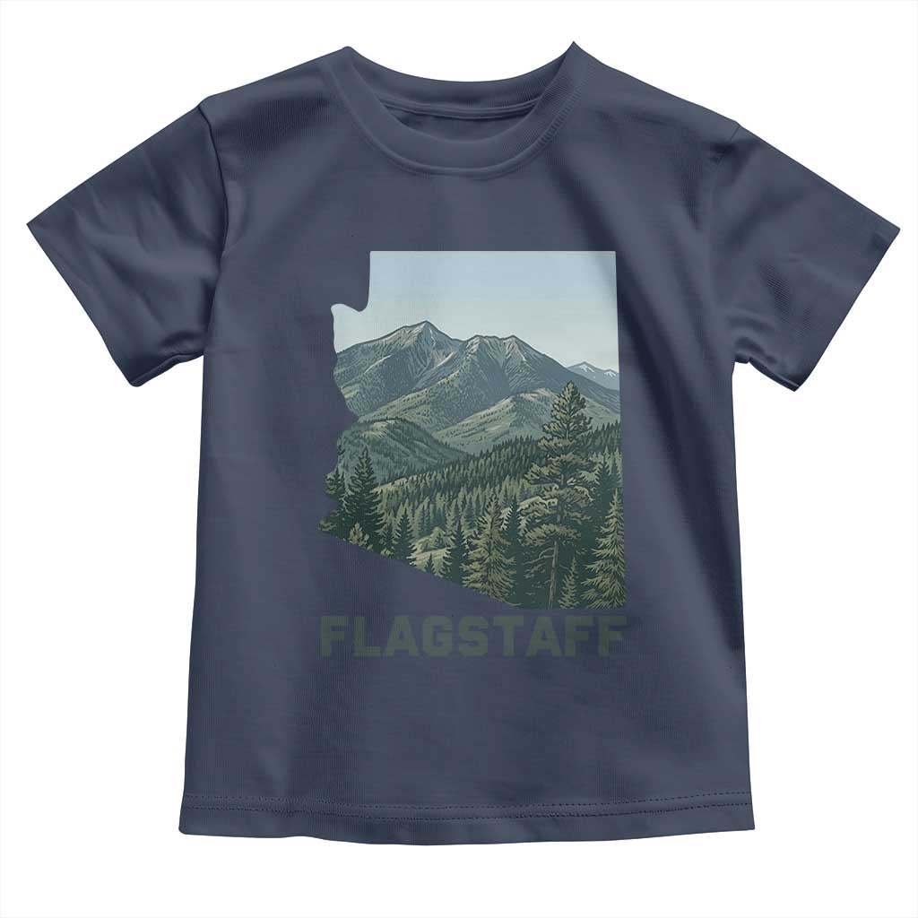 San Francisco Peaks Flagstaff Arizona Toddler T Shirt Vintage Mountain Landscape Gift