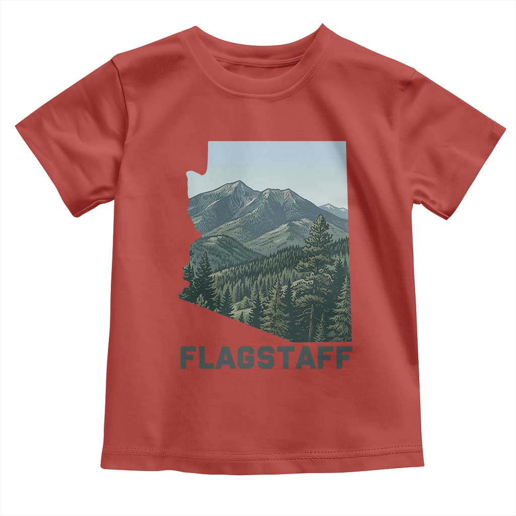 San Francisco Peaks Flagstaff Arizona Toddler T Shirt Vintage Mountain Landscape Gift