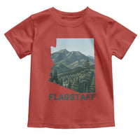San Francisco Peaks Flagstaff Arizona Toddler T Shirt Vintage Mountain Landscape Gift