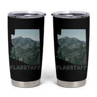 San Francisco Peaks Flagstaff Arizona Tumbler Cup Vintage Mountain Landscape Gift
