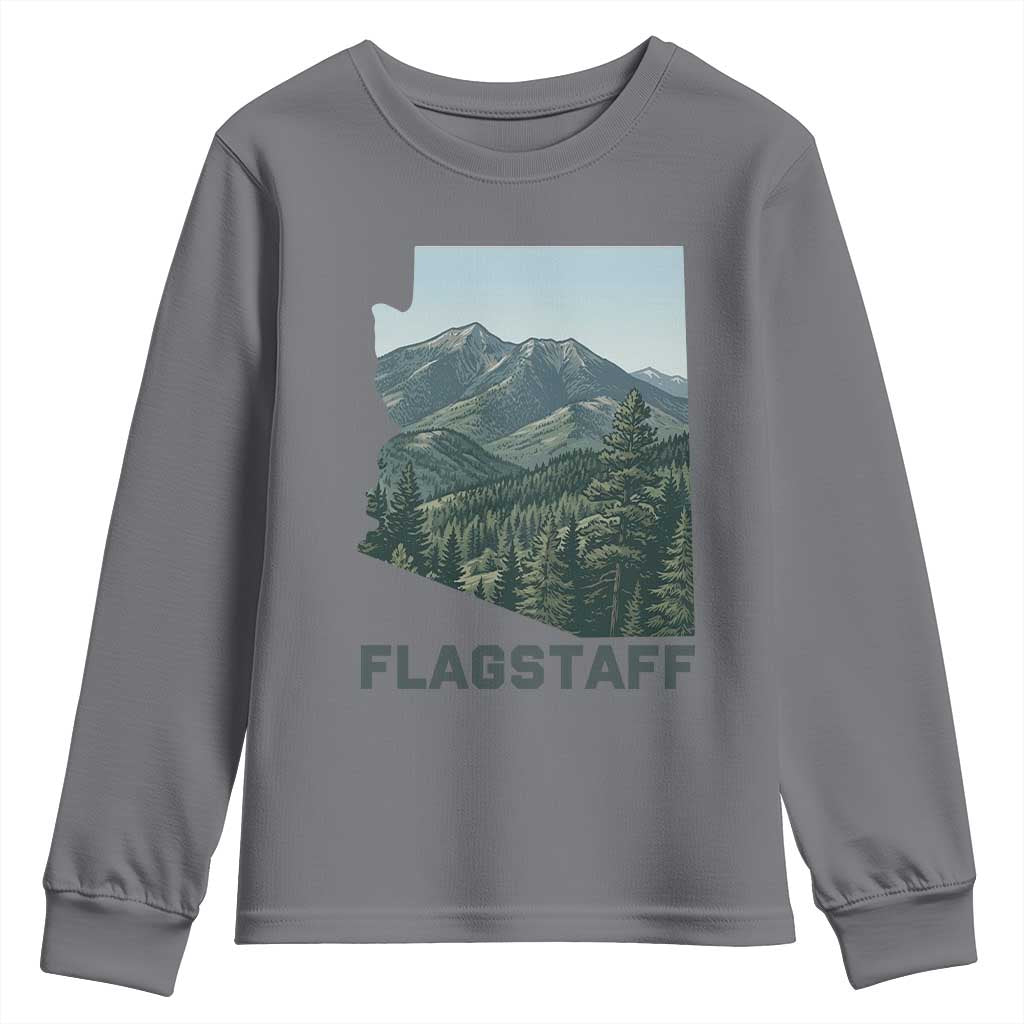 San Francisco Peaks Flagstaff Arizona Youth Sweatshirt Vintage Mountain Landscape Gift