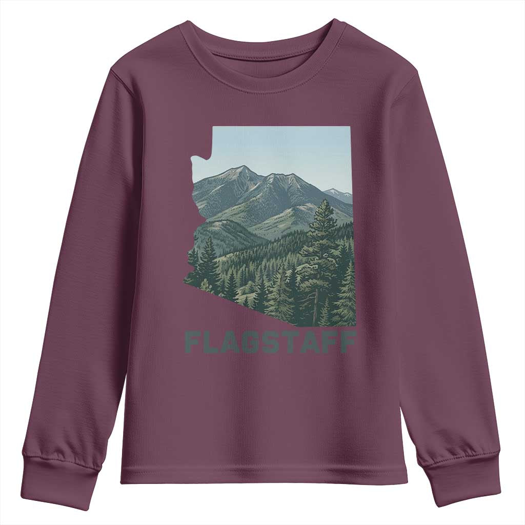 San Francisco Peaks Flagstaff Arizona Youth Sweatshirt Vintage Mountain Landscape Gift