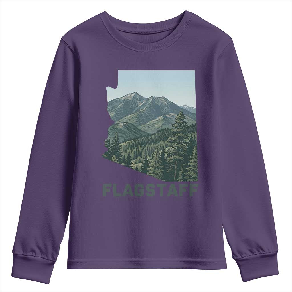 San Francisco Peaks Flagstaff Arizona Youth Sweatshirt Vintage Mountain Landscape Gift