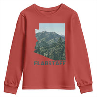 San Francisco Peaks Flagstaff Arizona Youth Sweatshirt Vintage Mountain Landscape Gift