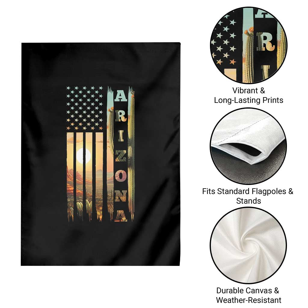 Patriotic Arizona State Flag Garden Flag Southwest Landscape Gift