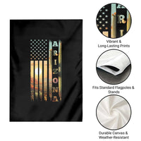 Patriotic Arizona State Flag Garden Flag Southwest Landscape Gift
