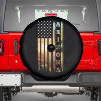 Patriotic Arizona State Flag Spare Tire Cover Southwest Landscape Gift