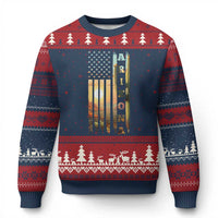 Patriotic Arizona State Flag Ugly Christmas Sweater Southwest Landscape Gift