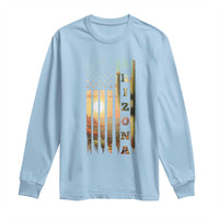 Patriotic Arizona State Flag Long Sleeve Shirt Southwest Landscape Gift