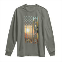 Patriotic Arizona State Flag Long Sleeve Shirt Southwest Landscape Gift