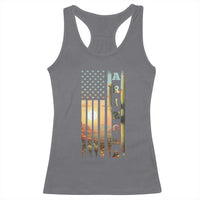 Patriotic Arizona State Flag Racerback Tank Top Southwest Landscape Gift