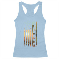 Patriotic Arizona State Flag Racerback Tank Top Southwest Landscape Gift