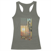 Patriotic Arizona State Flag Racerback Tank Top Southwest Landscape Gift