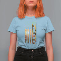 Patriotic Arizona State Flag T Shirt For Women Southwest Landscape Gift