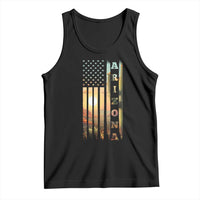 Patriotic Arizona State Flag Tank Top Southwest Landscape Gift