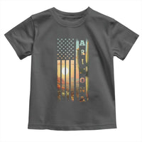 Patriotic Arizona State Flag Toddler T Shirt Southwest Landscape Gift