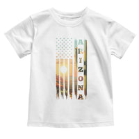 Patriotic Arizona State Flag Toddler T Shirt Southwest Landscape Gift