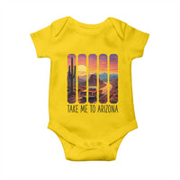Arizona Desert Cactus Western Adventure Baby Onesie Take Me To AZ