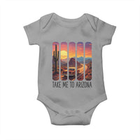 Arizona Desert Cactus Western Adventure Baby Onesie Take Me To AZ