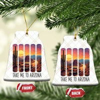 Arizona Desert Cactus Western Adventure Ceramic Ornament Take Me To AZ