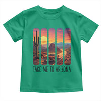 Arizona Desert Cactus Western Adventure Toddler T Shirt Take Me To AZ