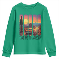 Arizona Desert Cactus Western Adventure Youth Sweatshirt Take Me To AZ