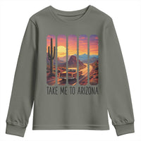 Arizona Desert Cactus Western Adventure Youth Sweatshirt Take Me To AZ