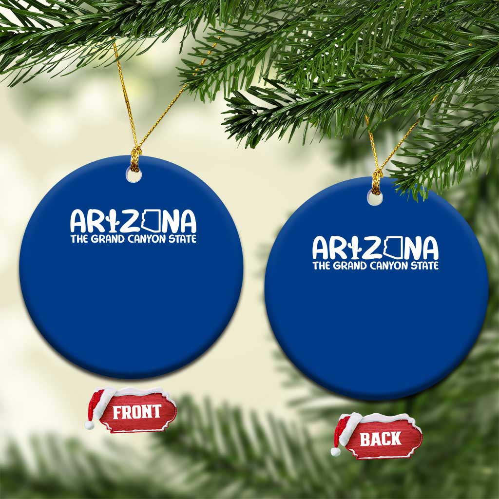 Arizona State Pride Ceramic Ornament The Grand Canyon State Souvenir