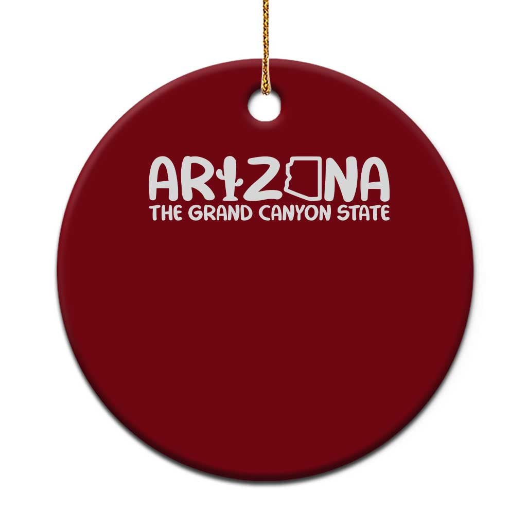 Arizona State Pride Ceramic Ornament The Grand Canyon State Souvenir