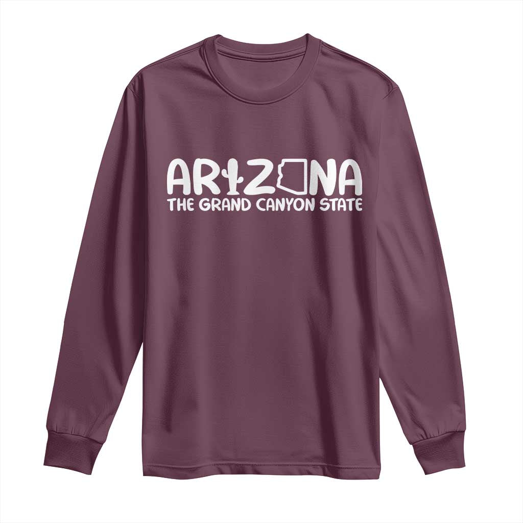 Arizona State Pride Long Sleeve Shirt The Grand Canyon State Souvenir