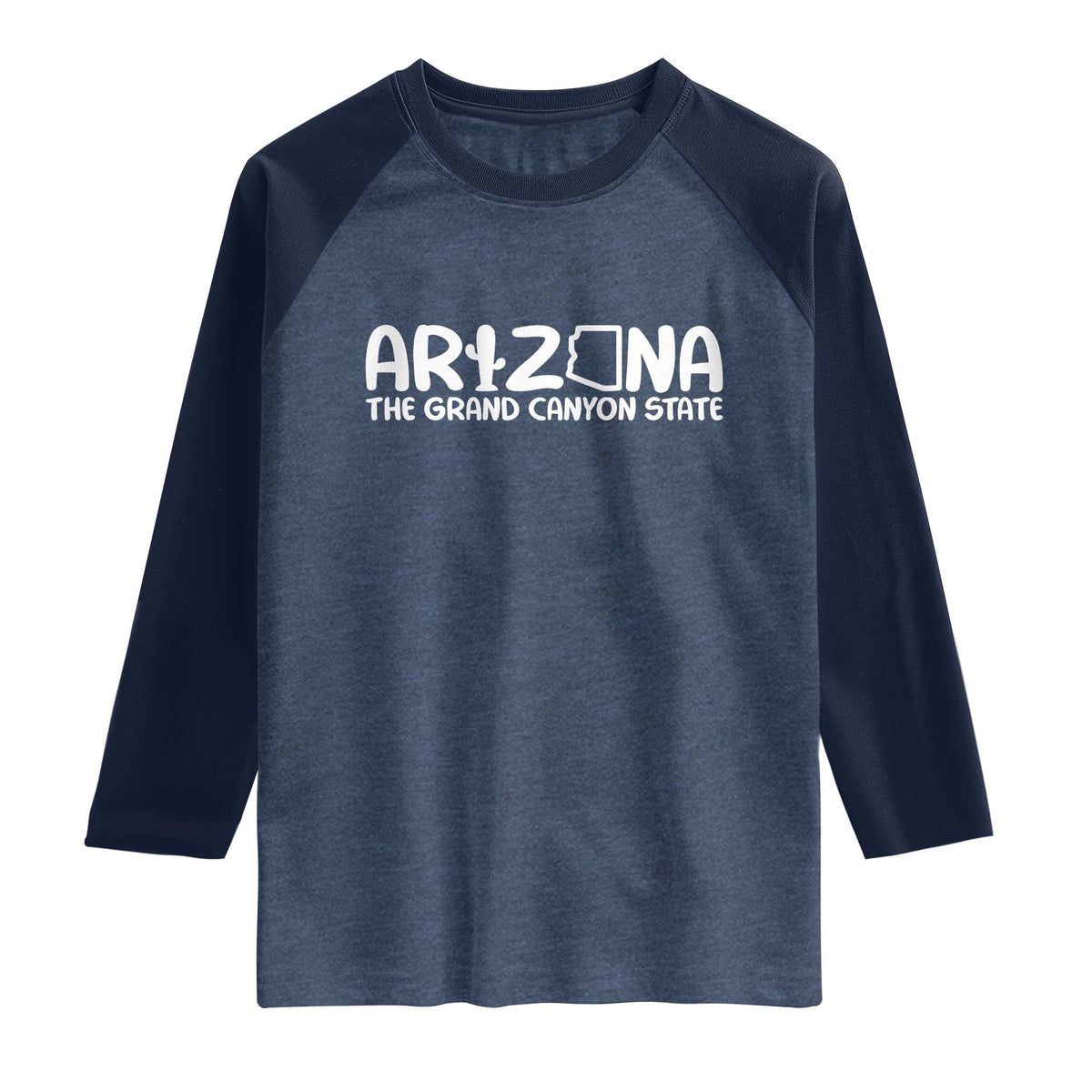 Arizona State Pride Raglan Shirt The Grand Canyon State Souvenir