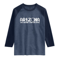 Arizona State Pride Raglan Shirt The Grand Canyon State Souvenir